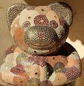 Sculpture mosaïque ours – art déco fait main en mosaïque & verre – pièce unique pour intérieur / extérieur / jardin