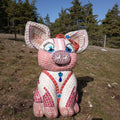 Cochon en mosaïque / mosaïque d'art/ sculpture en mosaïque