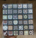 Multicoloured mosaic trivet