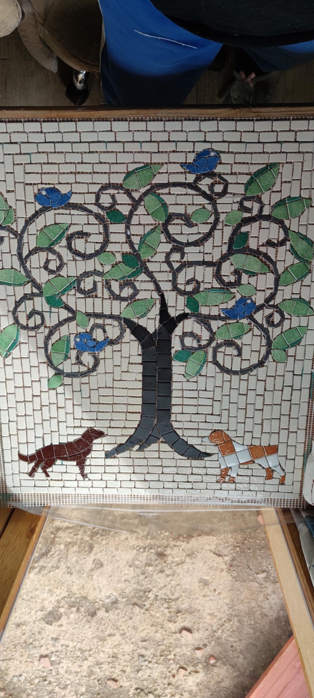 Arbre de vie mosaïque personnalisable – cadeau unique avec prénom – fait main
