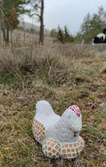 Kit mosaïque Poule blanche. kit mosaïque volume. kit de mosaïque 3D. kit cocotte en mosaïque a faire soi-même. kit créatif artisanal