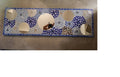 Miroir mosaïque vertical  bleu gris argenté
