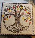 Arbre de vie mosaïque personnalisable – cadeau unique avec prénom – fait main